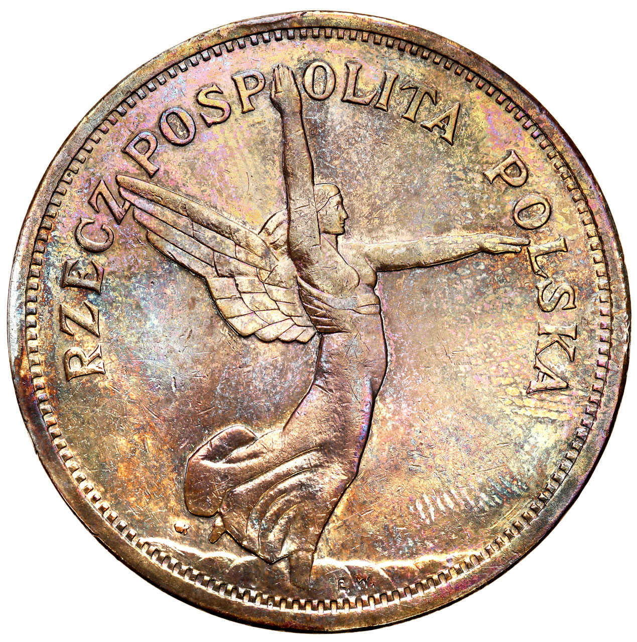 II RP. 5 złotych 1930 Nike - RZADKI ROCZNIK